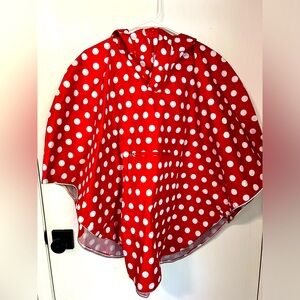 Disney parks Minnie rain poncho with ears